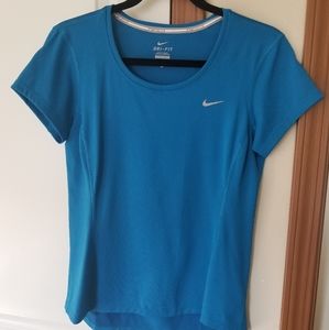Womens Nike Dri-fit short-sleeved running top
